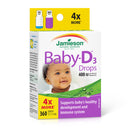 Jamieson Baby-D 400 IU Vitamin D3 Droplets - 11.7ml 360 drops - Children's Health