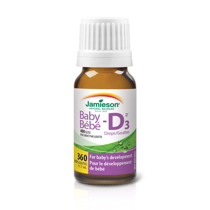 Jamieson Baby-D 400 IU Vitamin D3 Droplets