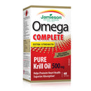 Jamieson Omega Complete Pure Krill Oil Extra Strength - 60 Softgels - - Omega 3