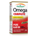 Jamieson Omega Complete Pure Krill Oil Extra Strength - 60 Softgels - - Omega 3