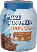 Pure Protein 100% Whey Protein Powder - Chocolate 907g - Protein Powder