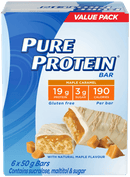 Pure Protein Protein Bars Value Pack - Maple Caramel 6-pack - - Protein snacks