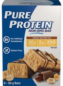 Pure Protein Protein Bars Value Pack - Peanut Butter 6-pack - - Protein snacks
