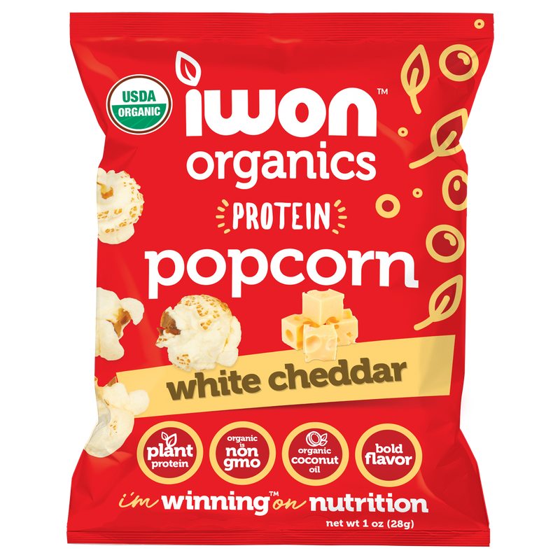 IWON Popcorn 28g / White Cheddar