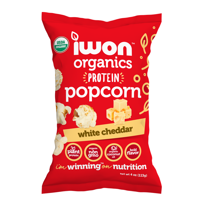 IWON Popcorn 112g / White Cheddar