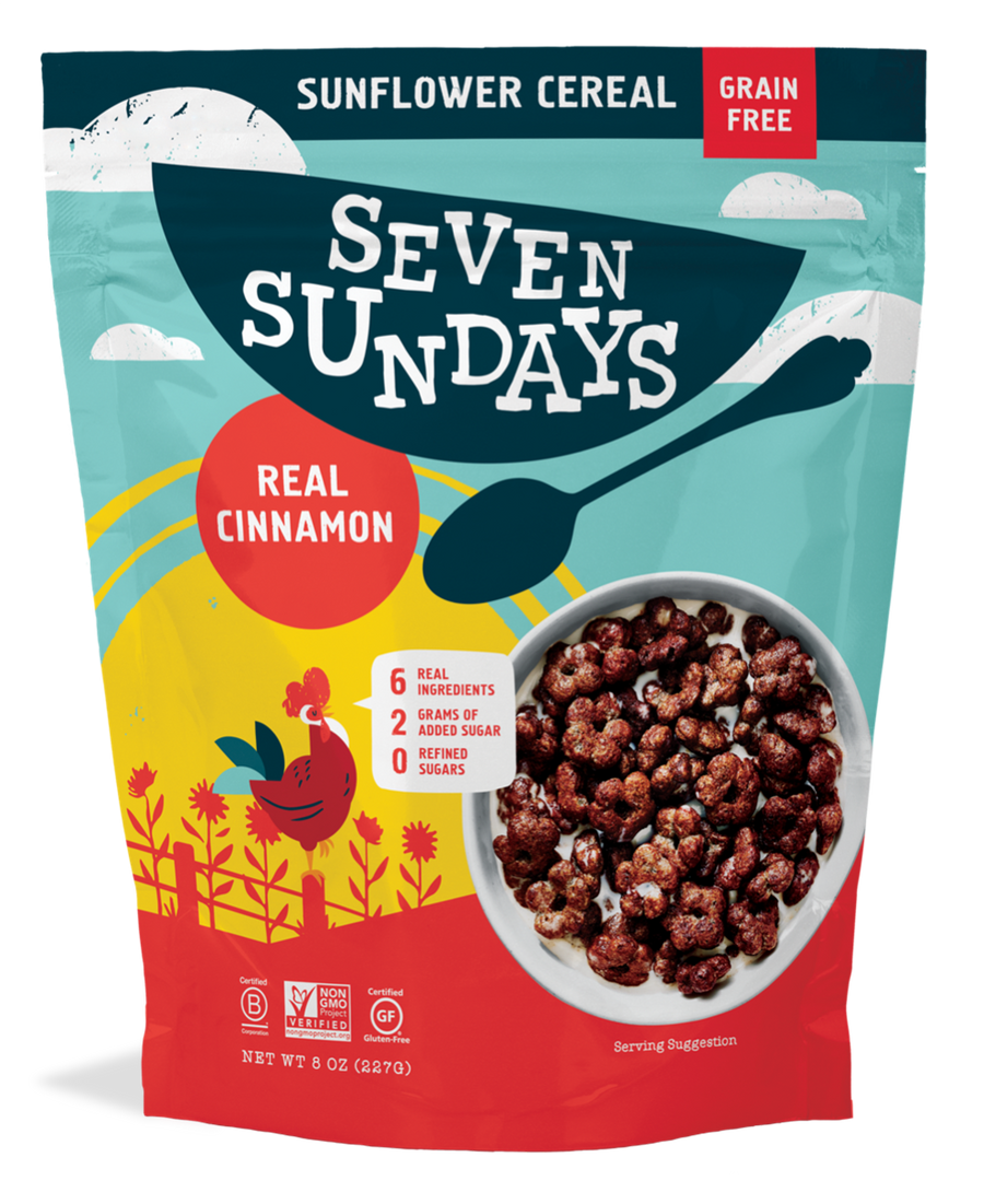 Seven Sundays Sunflower Cereal (Grain Free) - Real Cinnamon 227g - Cereals