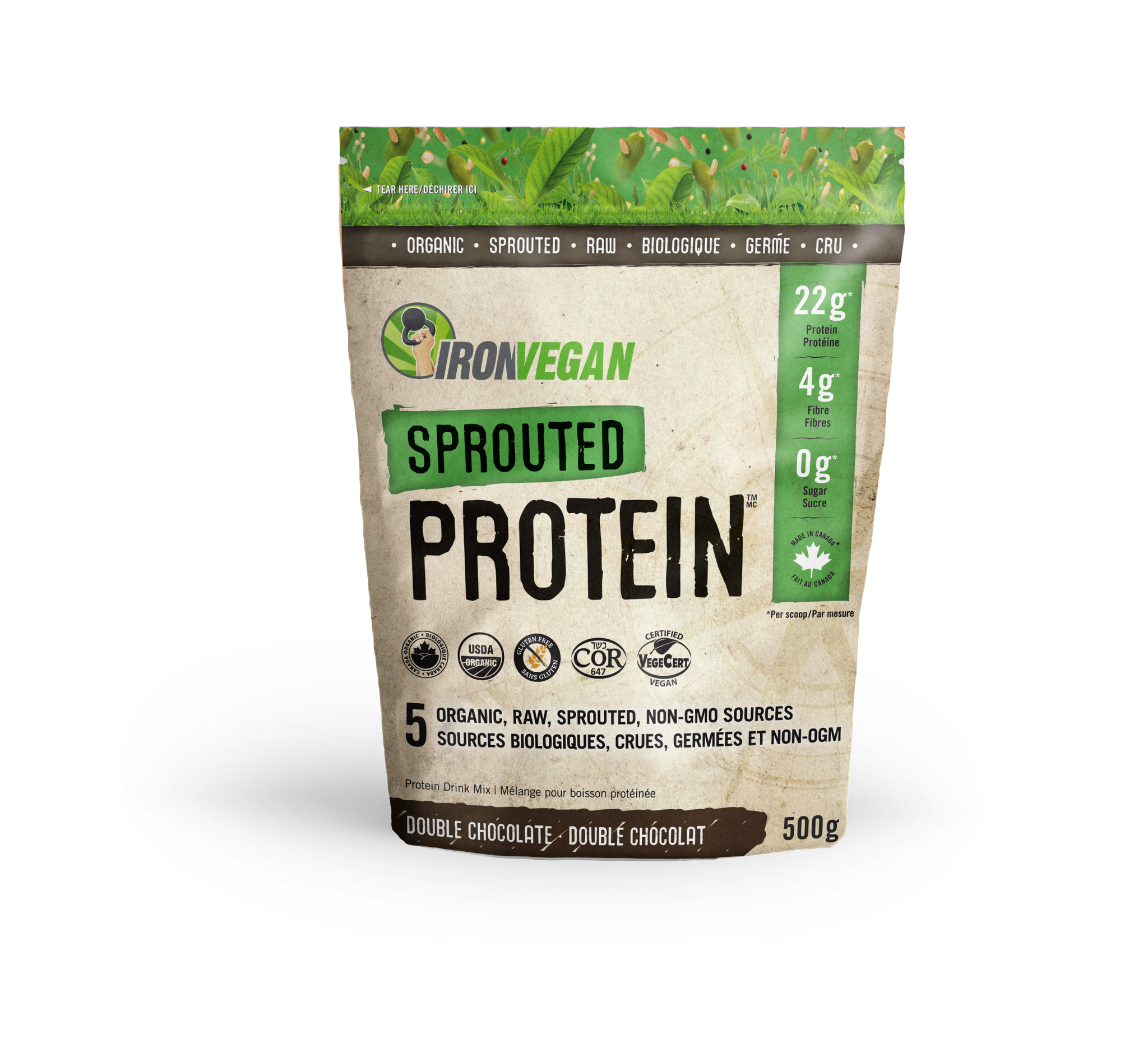 Iron Vegan Sprouted Protein