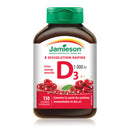 Jamieson Vitamin D3 Fast-Melting - 150 Tablets Wild Cherry - Vitamin D