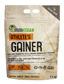 Iron Vegan Athlete's Gainer - Vanilla 4.5kg - Mass Gainer