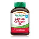 Jamieson Calcium Collagen + Vitamin D3 - 80 Caplets - - Calcium