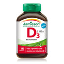 Jamieson Vitamin D3 2500 IU - 180 Tablets - Vitamin D