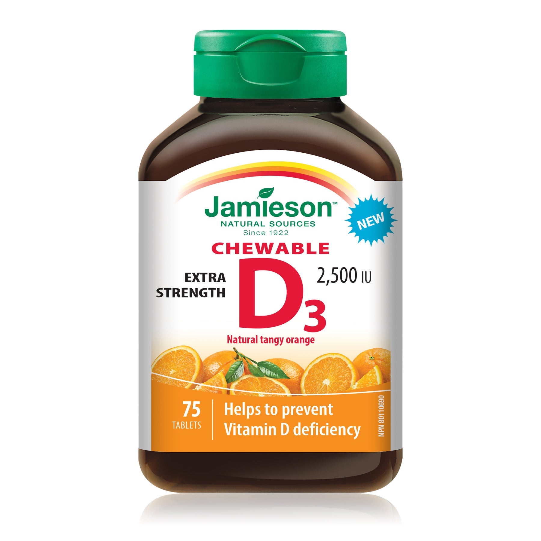 Jamieson Vitamin D3 Extra Strenght Chew.