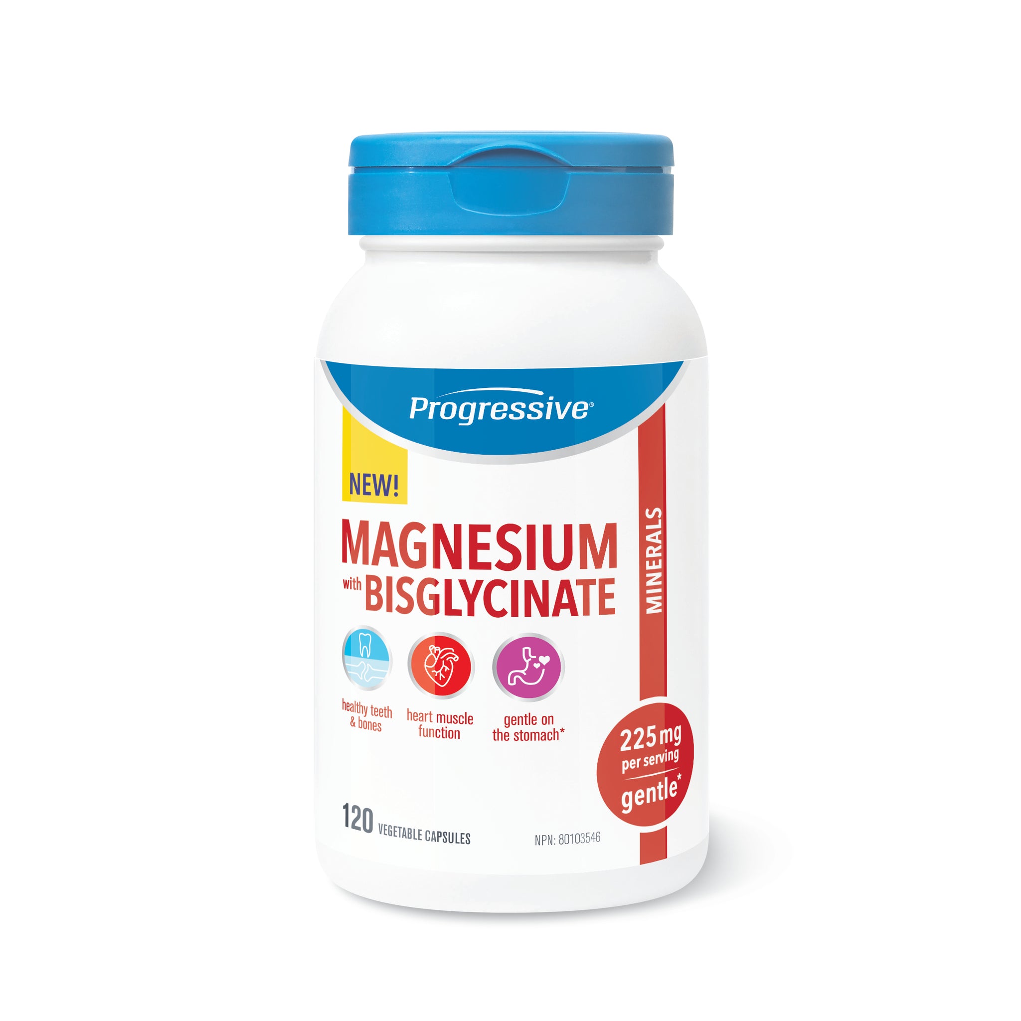 Progressive Magnesium with Bisglycinate - - Magnesium