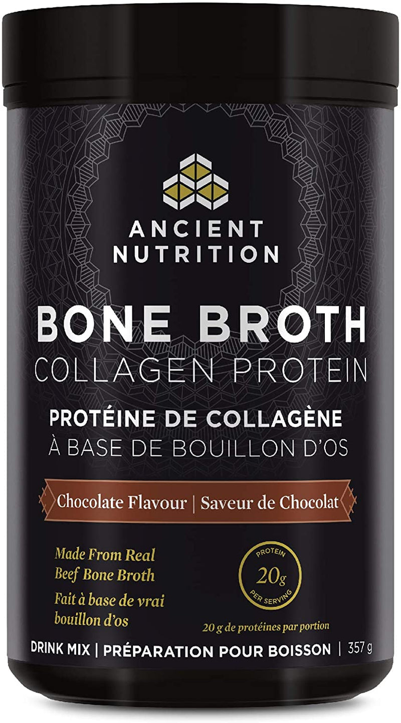 Ancient Nutrition Bone Broth Collagen Protein Chocolate / 15 Serving