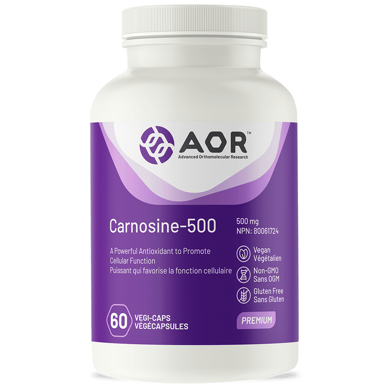 AOR Carnosine-500 - 60 capsules - Amino Acids