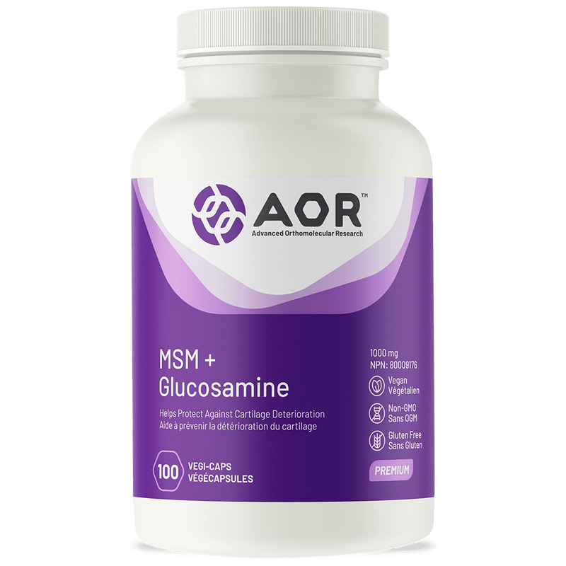 AOR MSM + Glucosamine 100 Caps