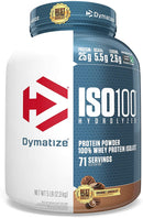 Dymatize ISO100 Hydrolyzed Whey Protein Isolate - Gourmet Chocolate 5lbs - - Protein Powder