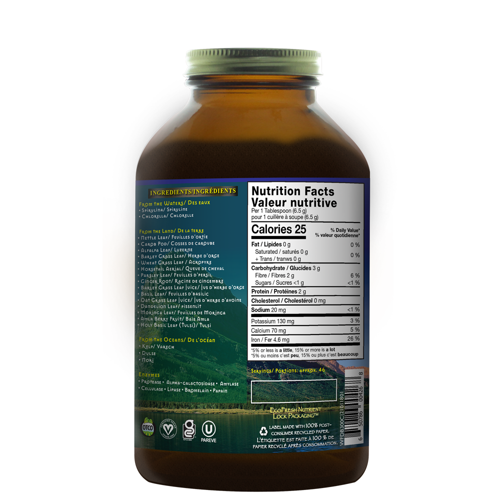 Vitamineral Green - Whole Food Drink Blend 300g