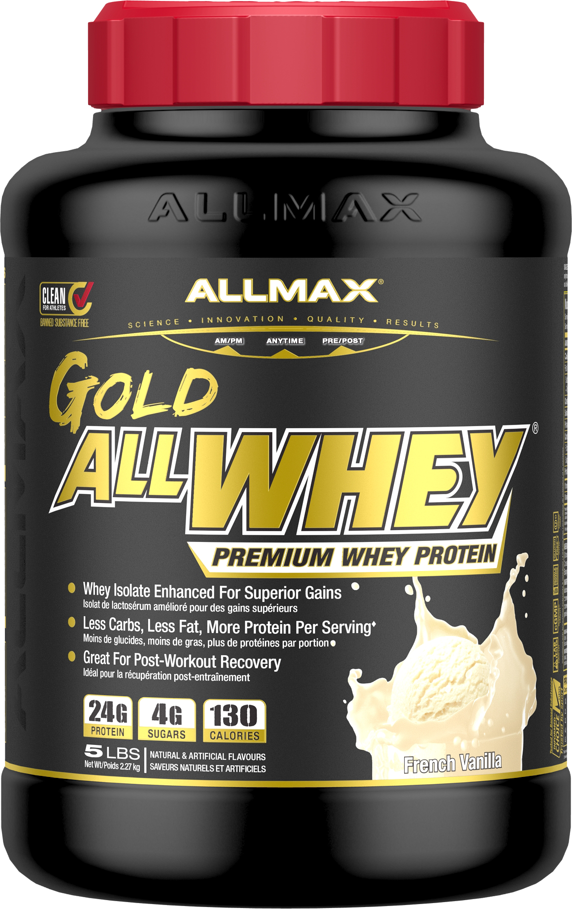 ALLWHEY GOLD 5lb / Vanilla