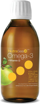 Nature's Way NutraSea Omega-3 + Vitamin D - Crisp Apple 200ml - - Omega 3