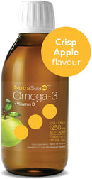 Nature's Way NutraSea Omega-3 + Vitamin D - Crisp Apple 200ml - - Omega 3