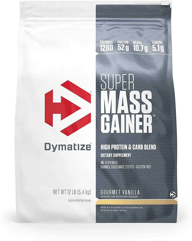 Dymatize SUPER Mass Gainer 12Lb, 16 servings, Vanilla, SNS Health, Sports Nutrition