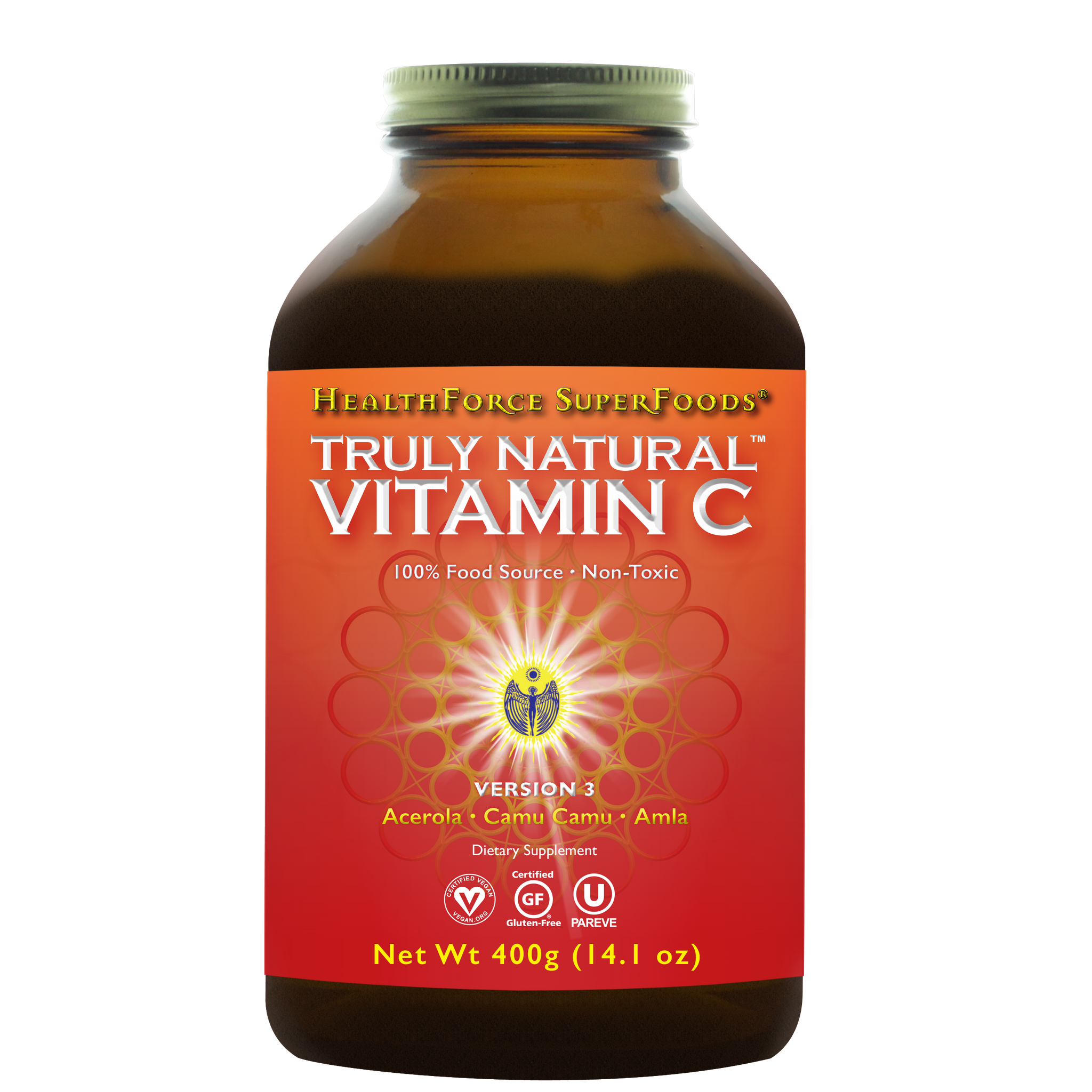 Truly Natural Vitamin C (with Cama Camu Berry, Whole Amla Berry and Acerola Cherry Extract) 400g