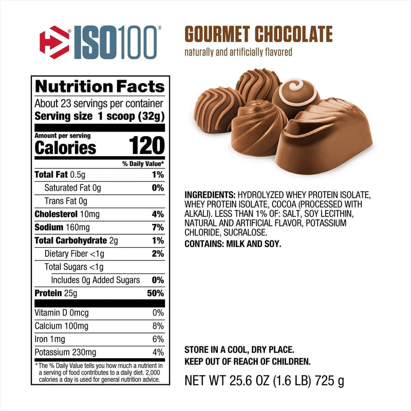 Dymatize ISO100 Whey 1.6Lb / Chocolate