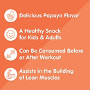 Herbaland Vegan Protein Gummies - Papaya Paradise 12 - Gummies