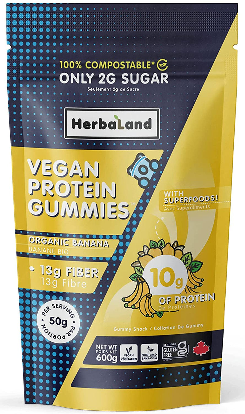 Vegan Protein Gummies 600g / Organic Banana
