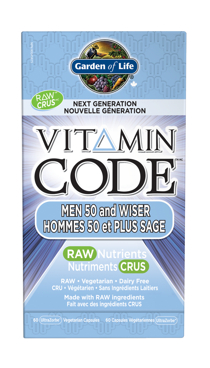 Vitamin Code Men 50 & Wiser 60 Caps / g