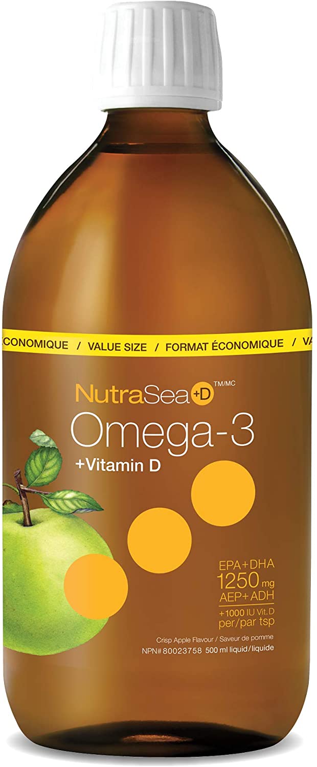 Omega-3 + Vitamin D 500ml / Crisp Apple