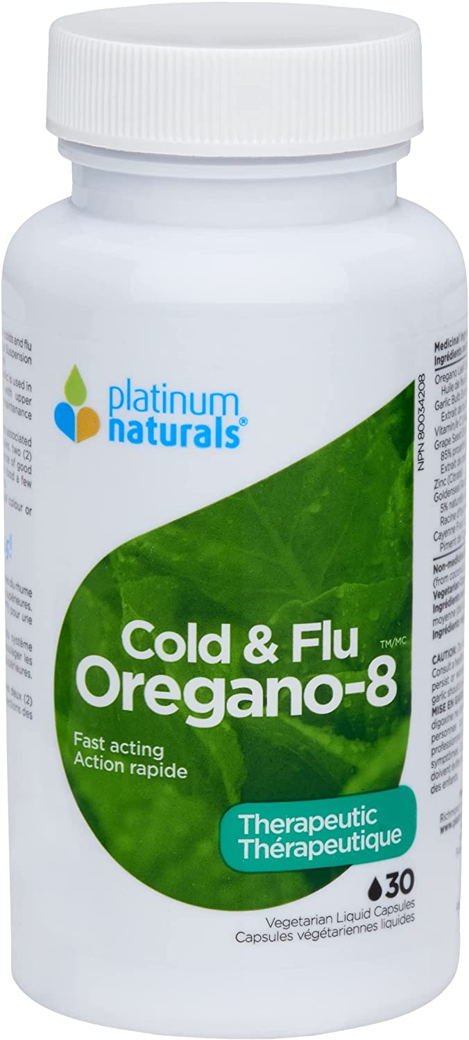 Platinum Naturals Oregano-8™ Cold & Flu 30