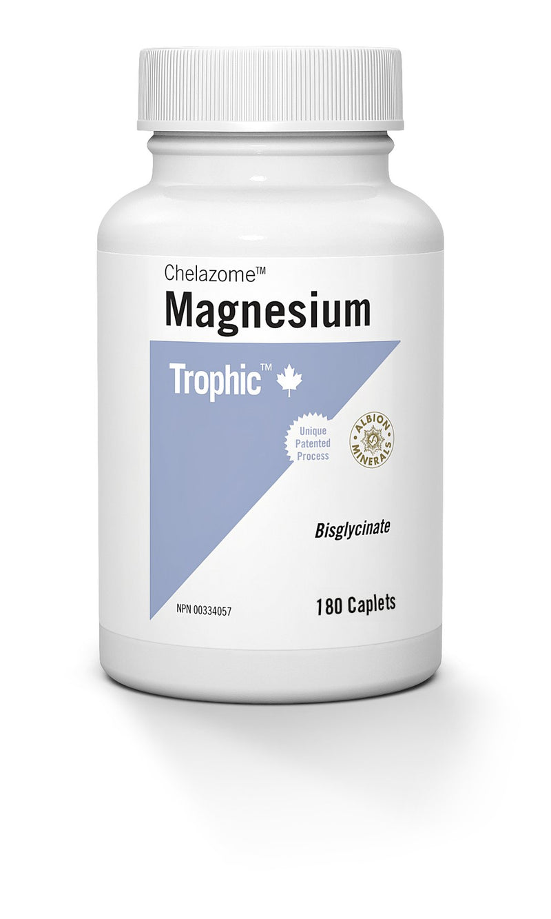 Magnesium Chelazome Bisglycinate 180 Caplets