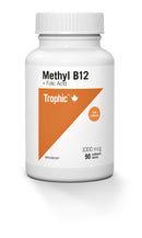 Trophic Methyl B12 + Folic Acid 1000mcg - - Vitamin B