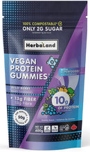 Herbaland Vegan Protein Gummies - Fantastic Fruit 12 - Gummies