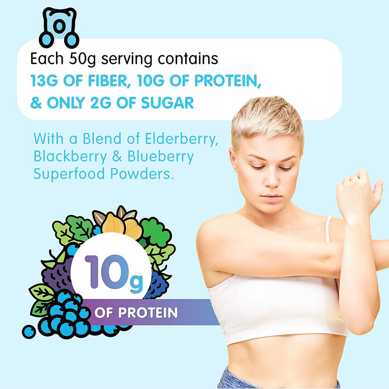 Vegan Protein Gummies 600g / Wild Berry