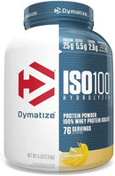 Dymatize ISO100 Hydrolyzed Whey Protein Isolate - Banana 5lbs - - Protein Powder