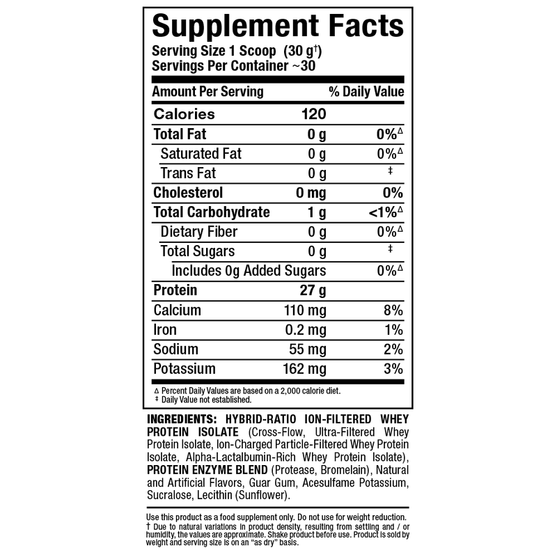 ISOFLEX 425g / Vanilla