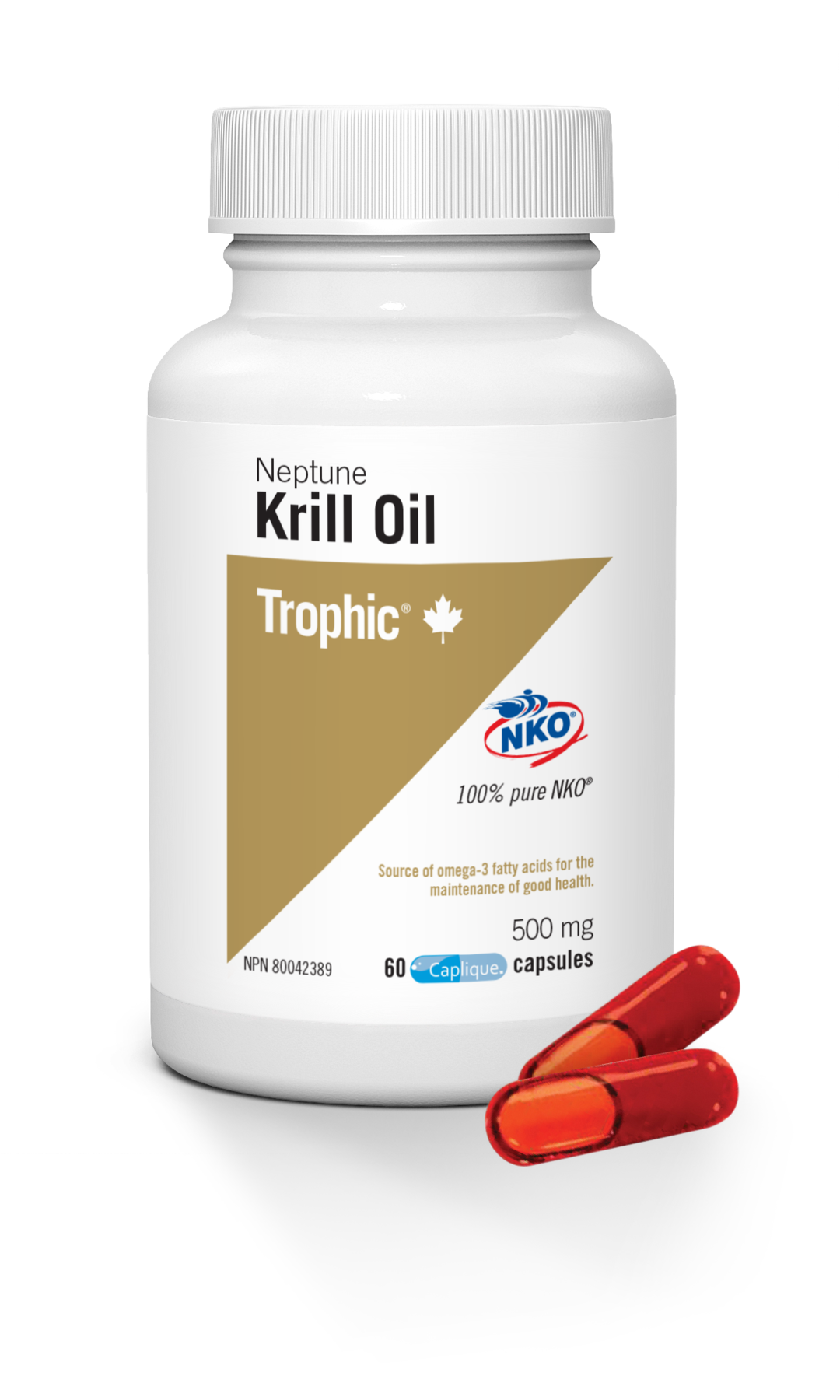 Krill Oil 500mg (Neptune) 60 Capsules