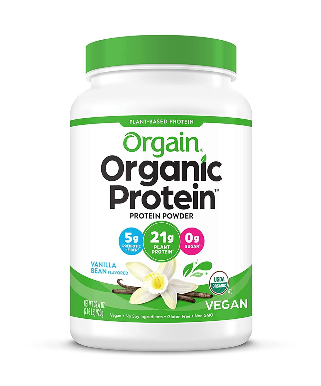 Orgain Organic Plant Based Protein 2lb / Vanilla