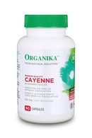Organika Cayenne Extract Powder - 90 capsules - Digestive Health
