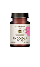 Wild Rose Rhodiola 250mg 60 vcaps - 60 vegetarian capsules - Adaptogen