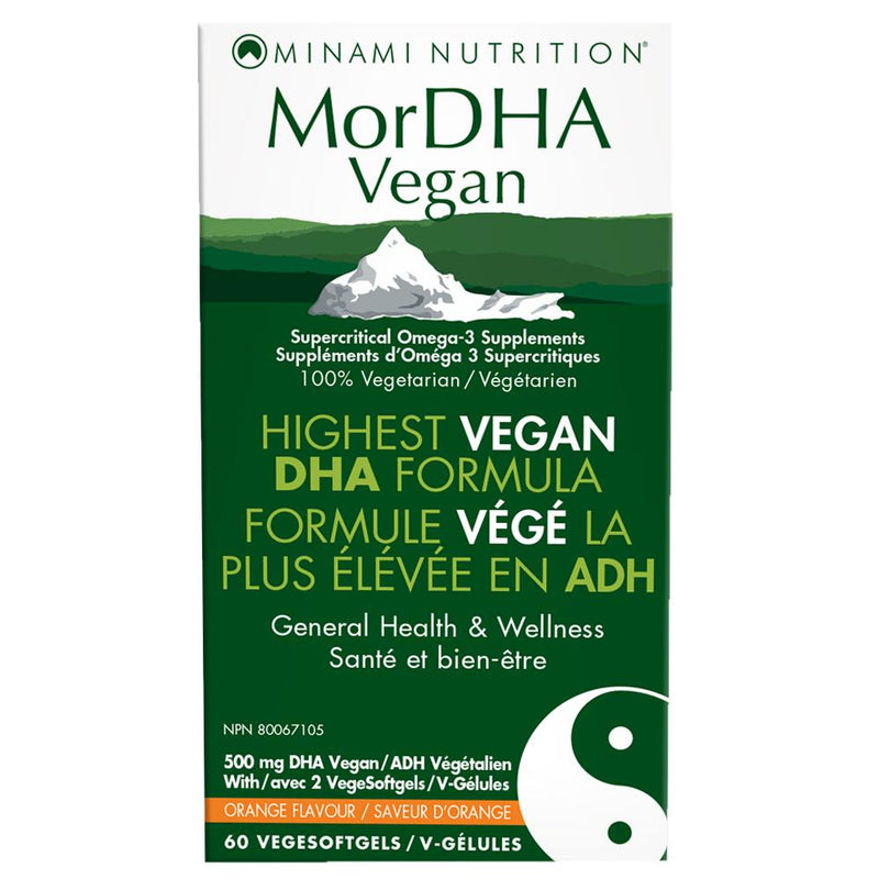 VeganDHA - 250 mg 60 VG softgels / Orange