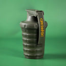 Grenade Shaker with Protein Compartment (Green) - - Shaker