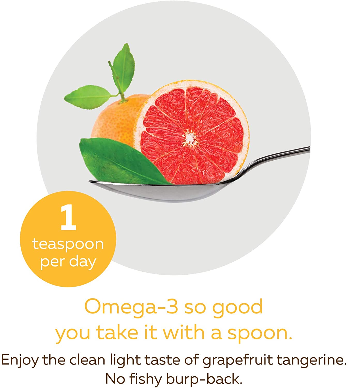 Omega-3 + Vitamin D 200ml / Grapefruit Tangerine