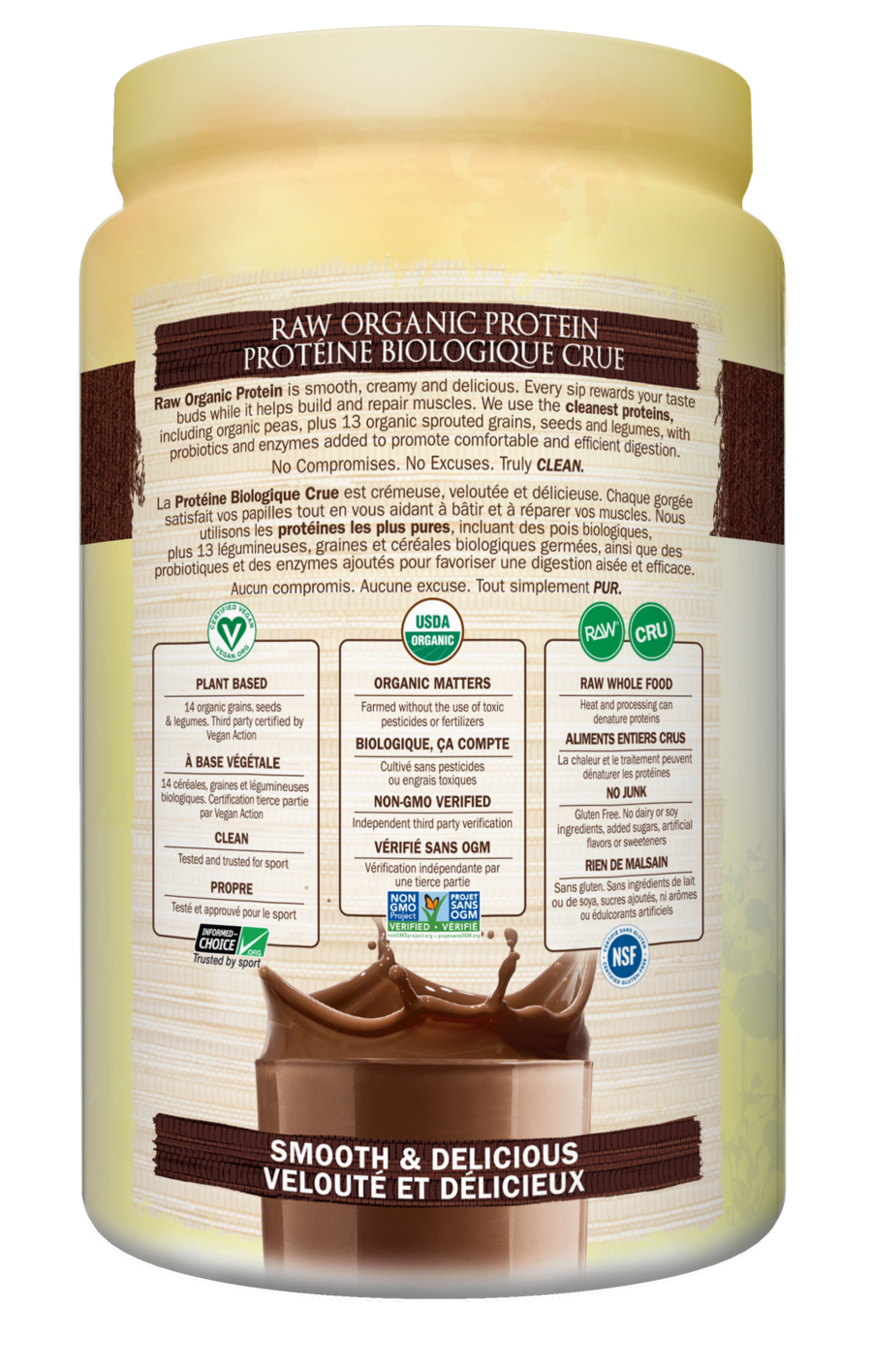 Garden of Life Raw Organic Protein 660g (1lb 7.28 Oz) / Chocolate Flavor, About Supplement