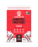 Lakanto Monkfruit Sweetener - Classic White Sugar Replacement (30gx30) - 30 packets - Sweetener