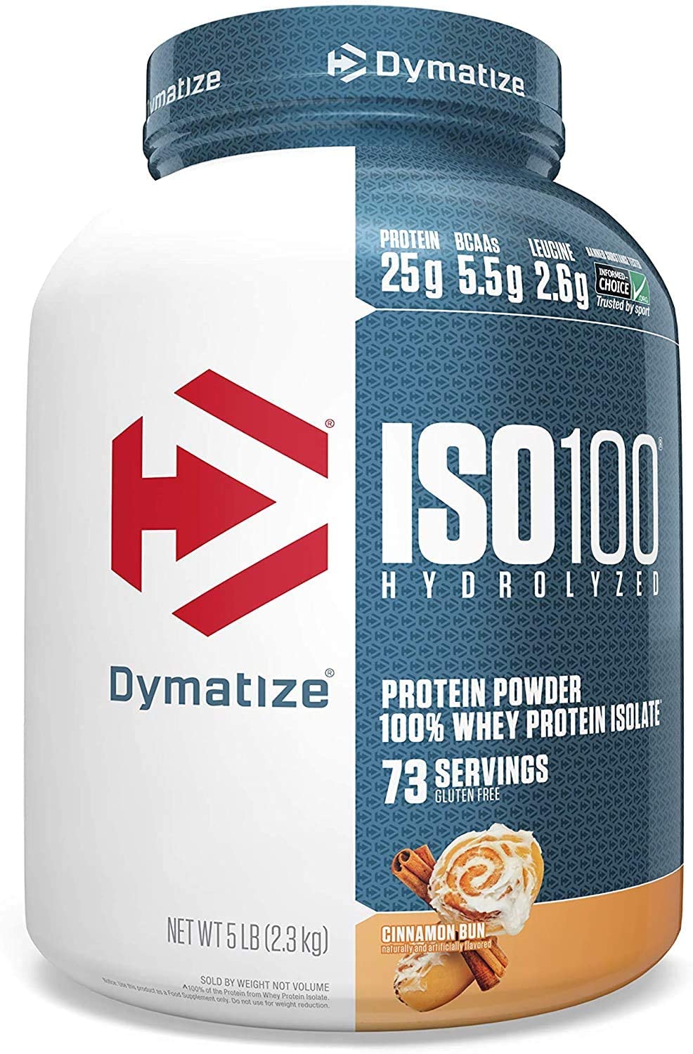 Dymatize ISO100 Whey 5lbs / Cinnamon Bun