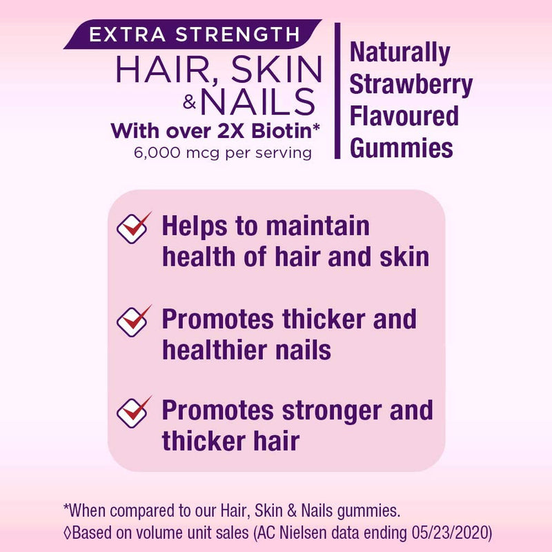 NATURE'S BOUNTY HAIR, SKIN & NAILS GUMMIES 80 caps